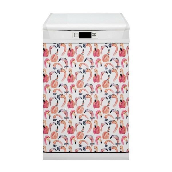 Magnet pour lave vaisselle Flamants flamants