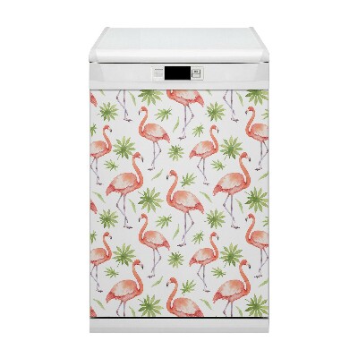 Magnet pour lave vaisselle Flamants