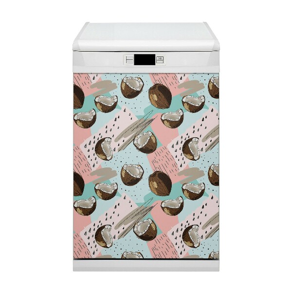 Magnet pour lave vaisselle Noix de noix de coco