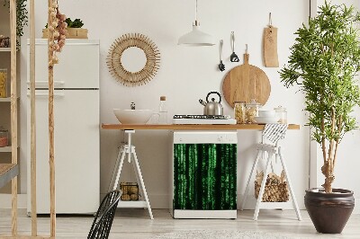 Aimant décoratif pour lave-vaisselle Signes verts