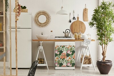 Deco magnetique pour lave vaisselle Fleurs murales