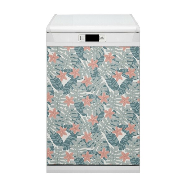 Deco magnetique pour lave vaisselle Murale tropicale