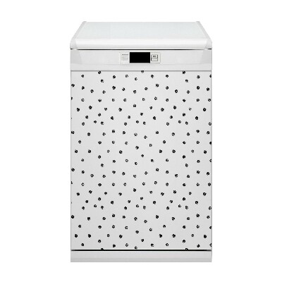 Aimant décoratif pour lave-vaisselle Points noirs