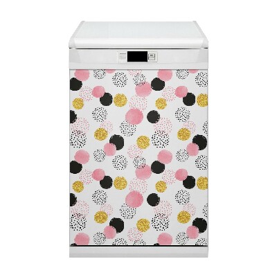 Aimant décoratif pour lave-vaisselle Points géométriques
