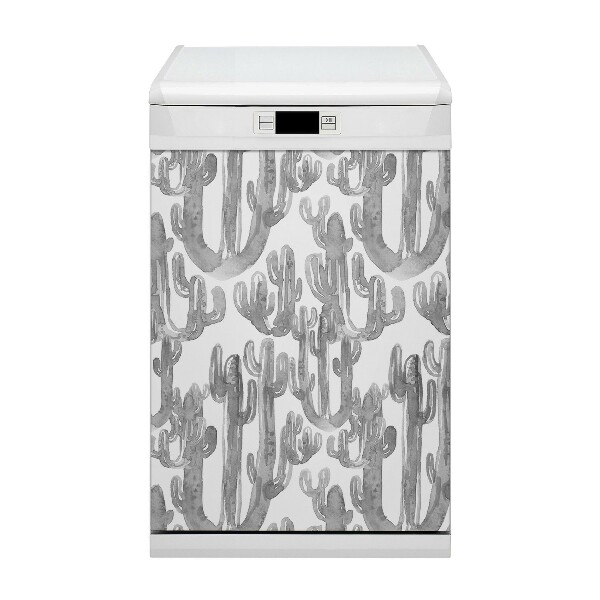 Aimant décoratif pour lave-vaisselle Cactus peint