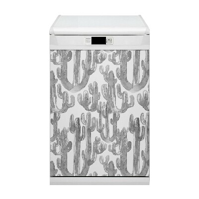 Aimant décoratif pour lave-vaisselle Cactus peint