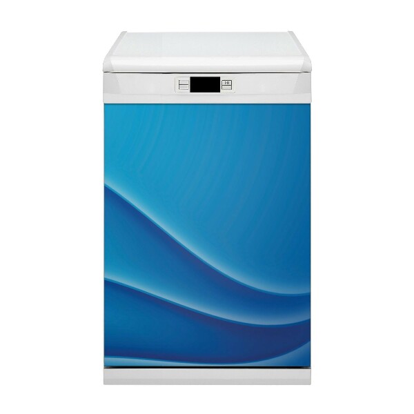 Aimant décoratif pour lave-vaisselle Abstraction bleue
