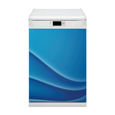 Aimant décoratif pour lave-vaisselle Abstraction bleue