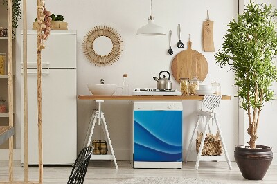 Aimant décoratif pour lave-vaisselle Abstraction bleue