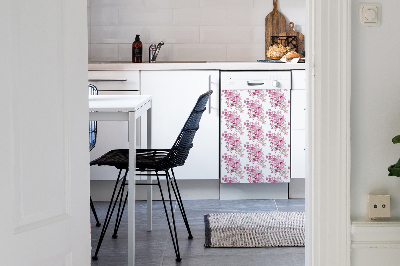 Magnet pour lave vaisselle Fleurs roses