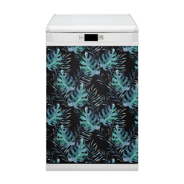 Magnet pour lave vaisselle Feuilles sombres
