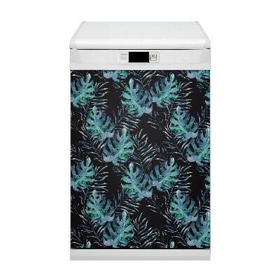 Magnet pour lave vaisselle Feuilles sombres
