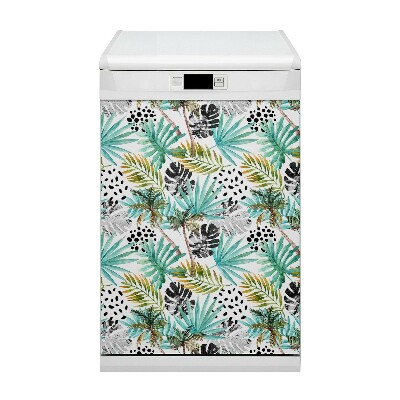 Magnet pour lave vaisselle Paumes et feuilles