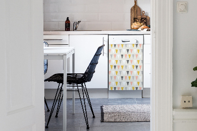 Deco magnetique pour lave vaisselle Modèle triangulaire
