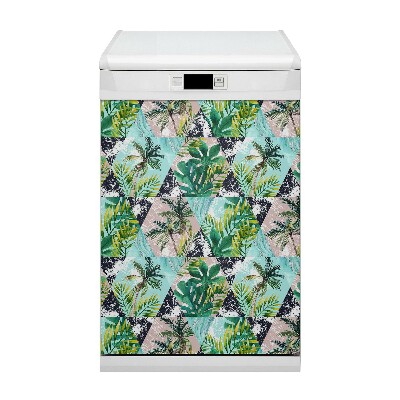 Magnet pour lave vaisselle Motif de palmiers
