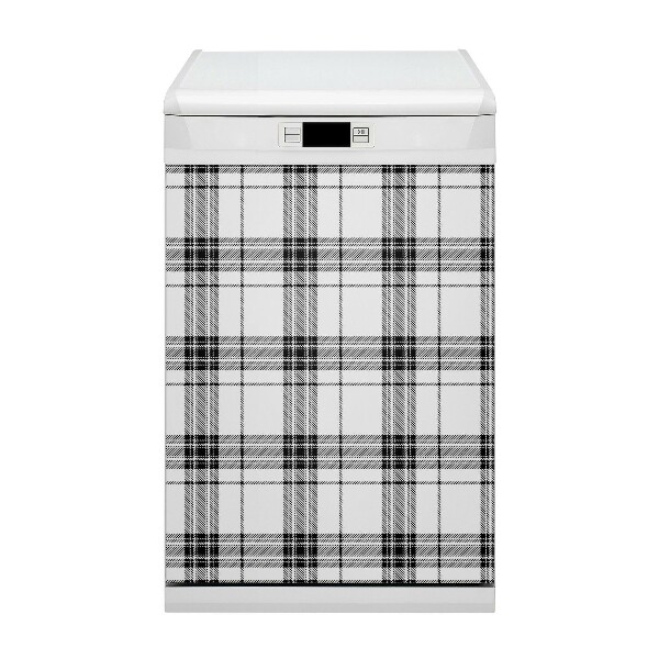 Aimant décoratif pour lave-vaisselle Motif à carreaux