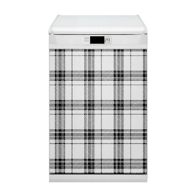 Aimant décoratif pour lave-vaisselle Motif à carreaux