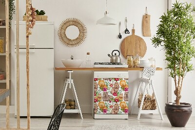 Aimant décoratif pour lave-vaisselle Chow chow chiens
