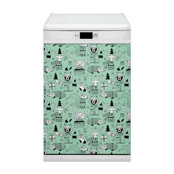 Aimant de couvercle de lave-vaisselle Zoo scandinave