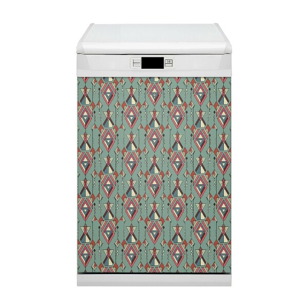 Deco magnetique pour lave vaisselle Modèle aztèque