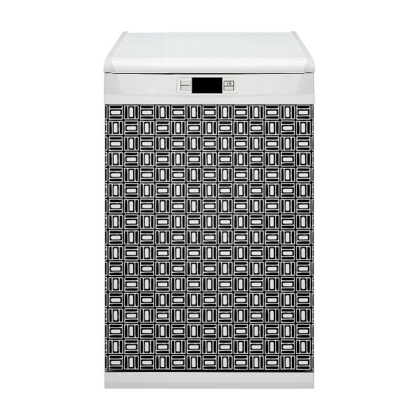 Deco magnetique pour lave vaisselle Schéma géométrique