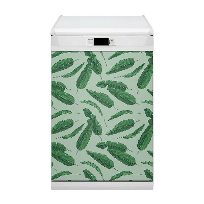 Aimant de couvercle de lave-vaisselle Feuilles de banane