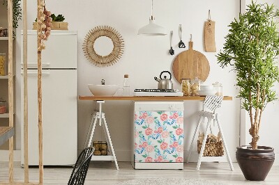 Deco magnetique pour lave vaisselle Fleurs vives