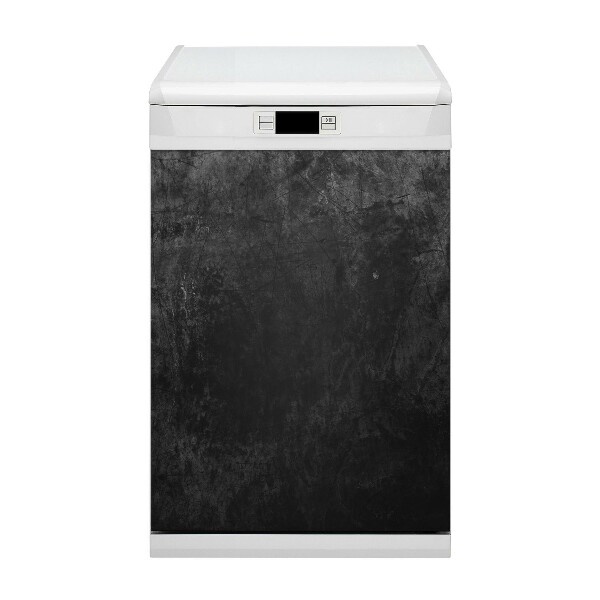 Deco magnetique pour lave vaisselle Marbre noir