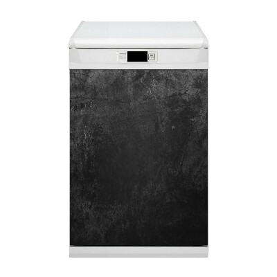 Deco magnetique pour lave vaisselle Marbre noir