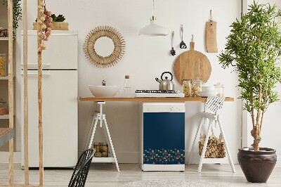 Aimant décoratif pour lave-vaisselle Maisons colorées