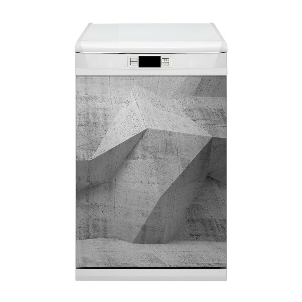 Aimant décoratif pour lave-vaisselle Béton abstraction