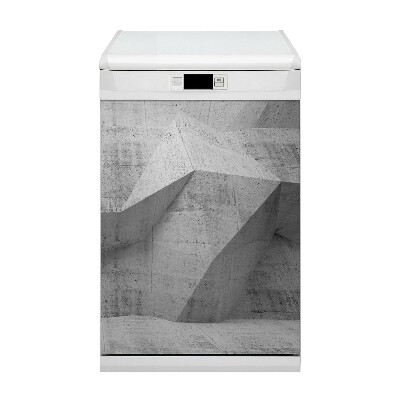 Aimant décoratif pour lave-vaisselle Béton abstraction
