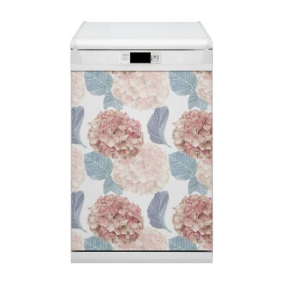 Magnet pour lave vaisselle Dessin sur lit de fleurs