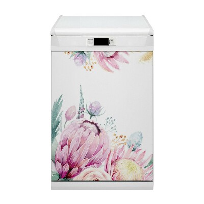 Deco magnetique pour lave vaisselle Châssis floral