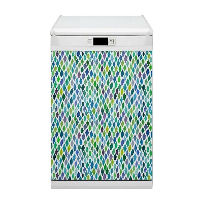 Aimant de couvercle de lave-vaisselle Motifs colorés