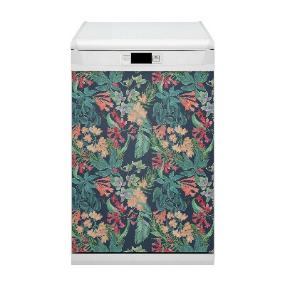 Aimant décoratif pour lave-vaisselle Modèle tropical