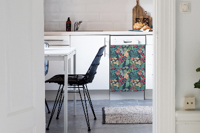 Aimant décoratif pour lave-vaisselle Modèle tropical