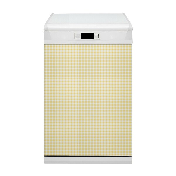 Deco magnetique pour lave vaisselle Calandre jaune