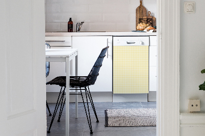 Deco magnetique pour lave vaisselle Calandre jaune
