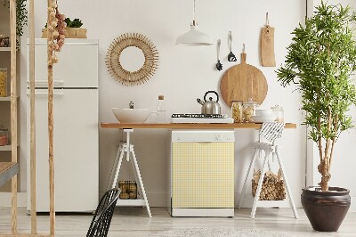Deco magnetique pour lave vaisselle Calandre jaune