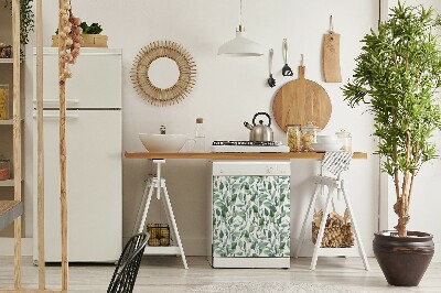 Aimant décoratif pour lave-vaisselle Feuilles d'eucalyptus