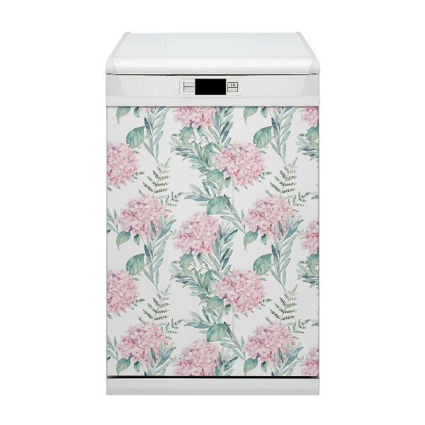Magnet pour lave vaisselle Fleurs rose clair