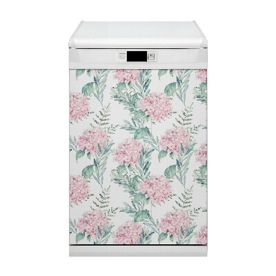 Magnet pour lave vaisselle Fleurs rose clair
