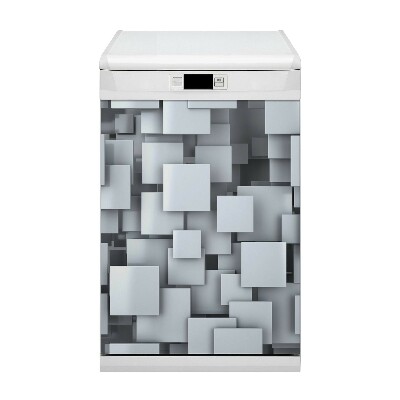 Aimant décoratif pour lave-vaisselle Blocs gris