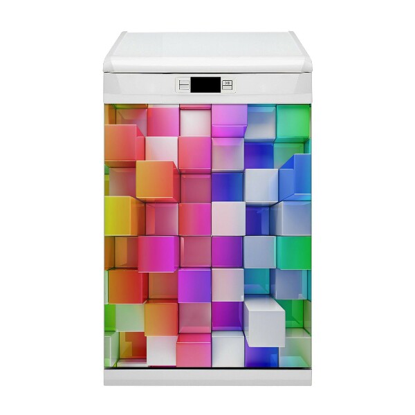 Aimant de couvercle de lave-vaisselle Abstraction colorée