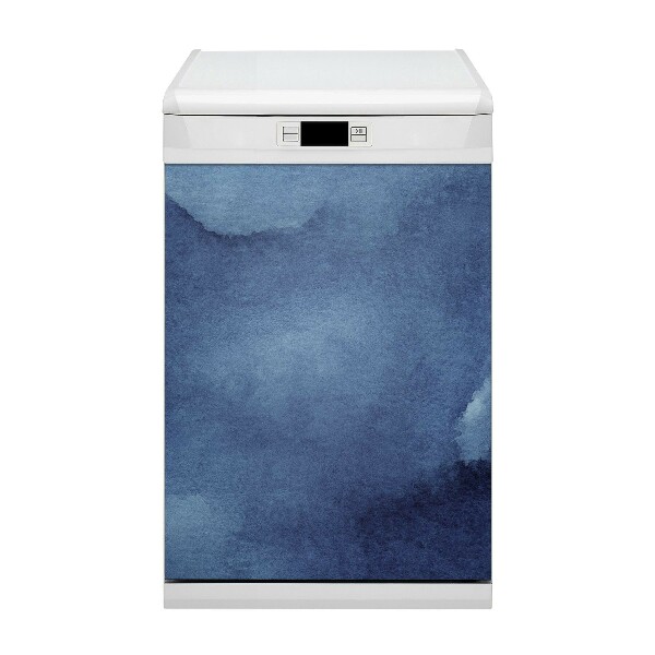Aimant de couvercle de lave-vaisselle Abstraction bleue