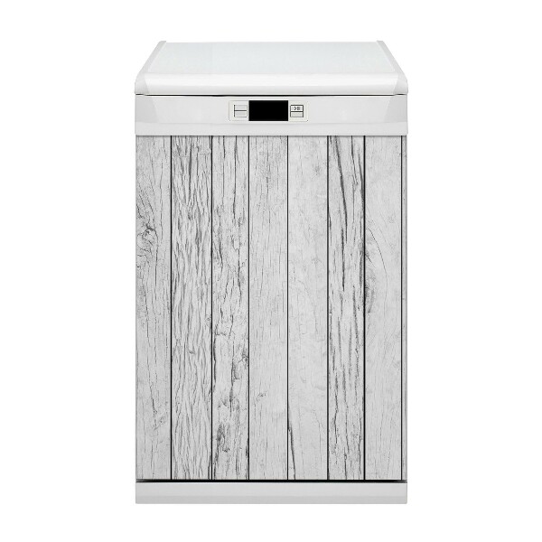 Deco magnetique pour lave vaisselle Planches blanches