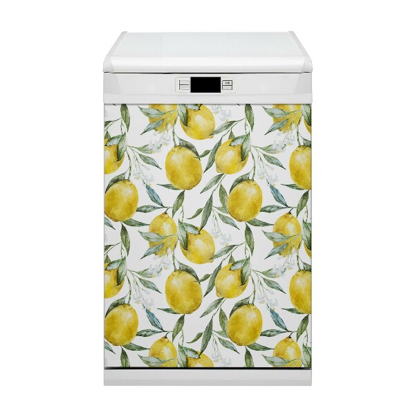 Magnet pour lave vaisselle Citrons peints