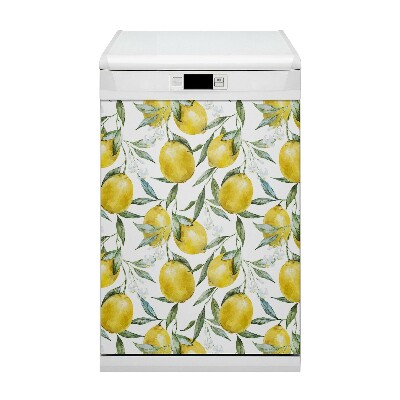Magnet pour lave vaisselle Citrons peints