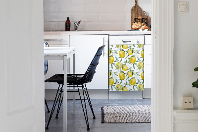 Magnet pour lave vaisselle Citrons peints